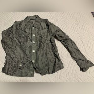 Tahari blazer, S, gray-black